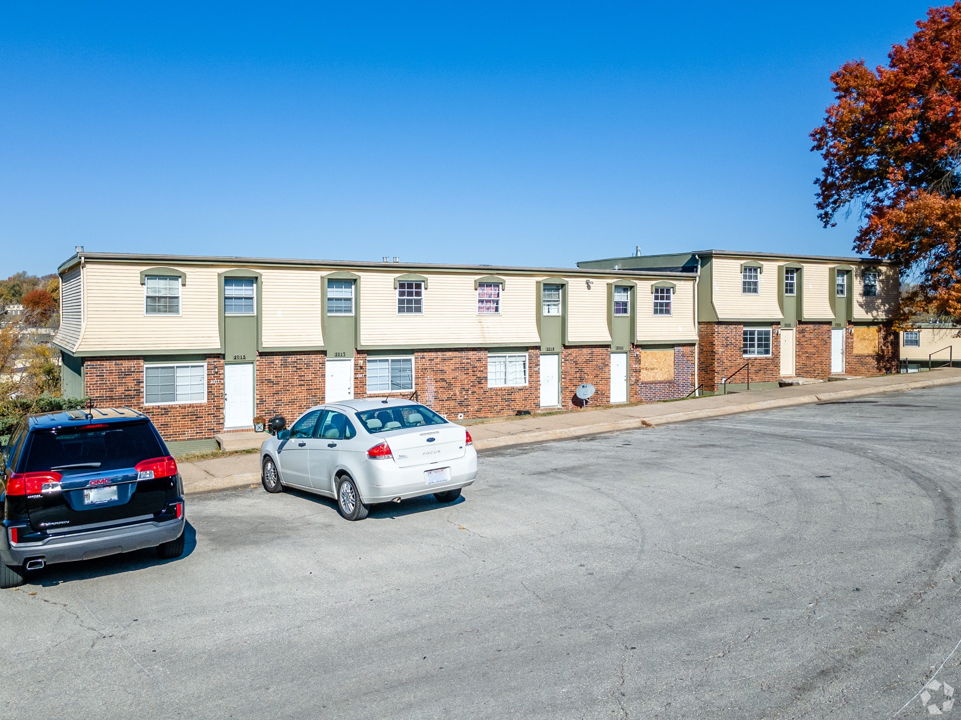 Green Village Townhomes exterior in Kansas City Missouri