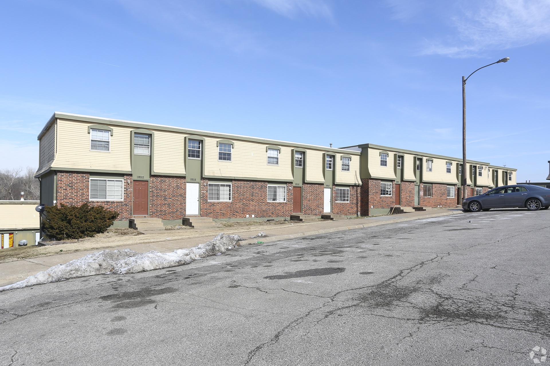 Green Village Townhomes exterior in Kansas City Missouri